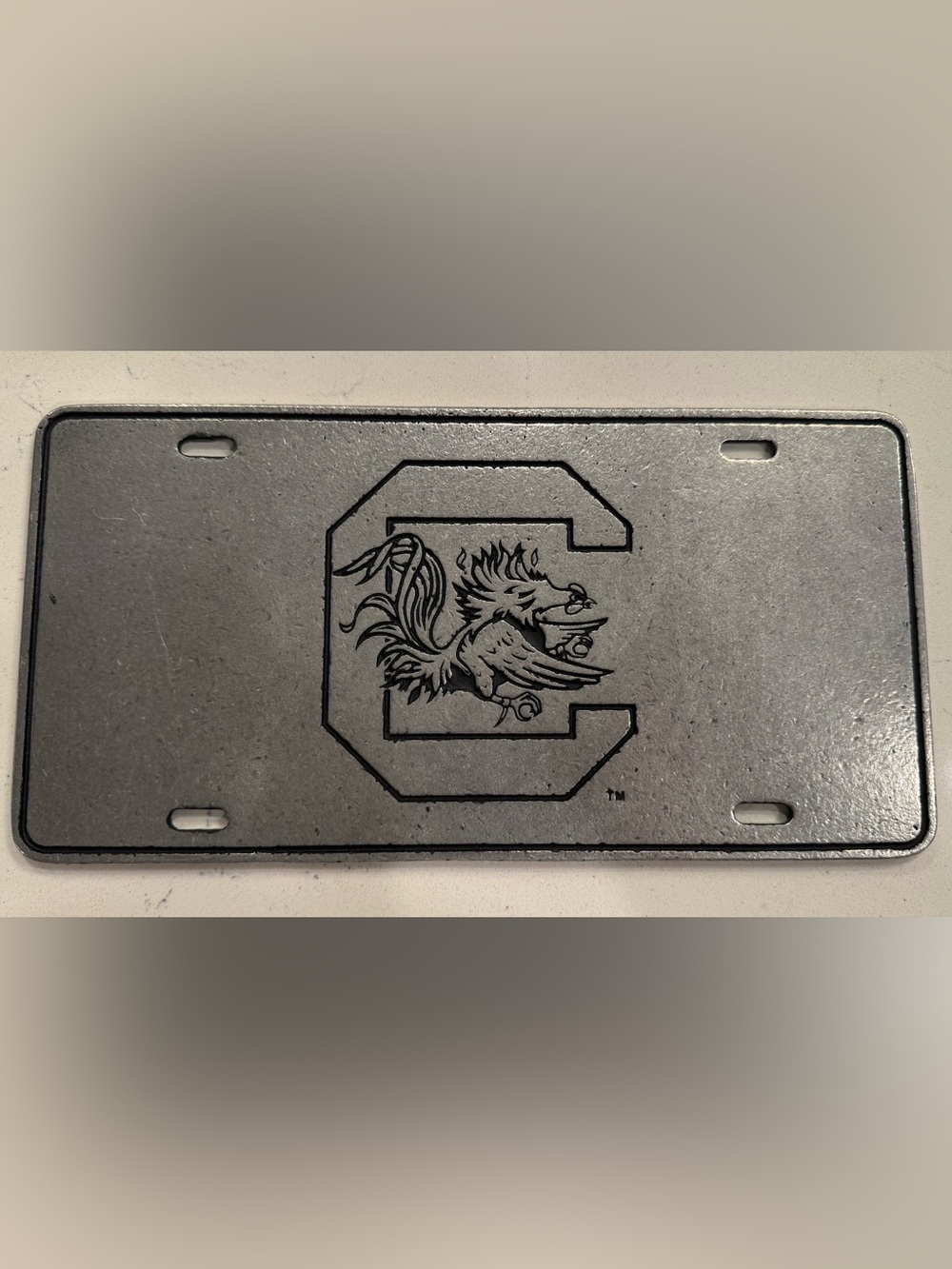 NWT South Carolina Gamecocks Decorative License Plate Solid Metal USC NCAA Art